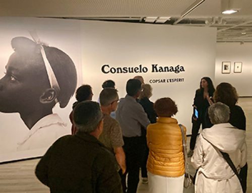 Visita a la exposición de Consuelo Kanaga «Copsar l’esperit» en  Kbr Fundació Mapfre