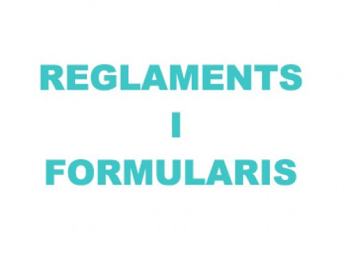 Reglaments i formularis