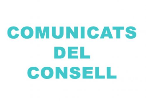 Comunicats del consell