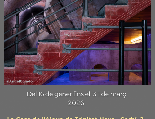 Exposició externa “Subterranis de llum i aigua: Una mirada fotogràfica de l’AFC a la Casa de l’Aigua de la Trinitat Nova”