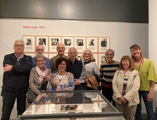 Resum de la visita a l’exposició “Cesar Malet, Autoretrat, Ironia, Estètica i Passió”